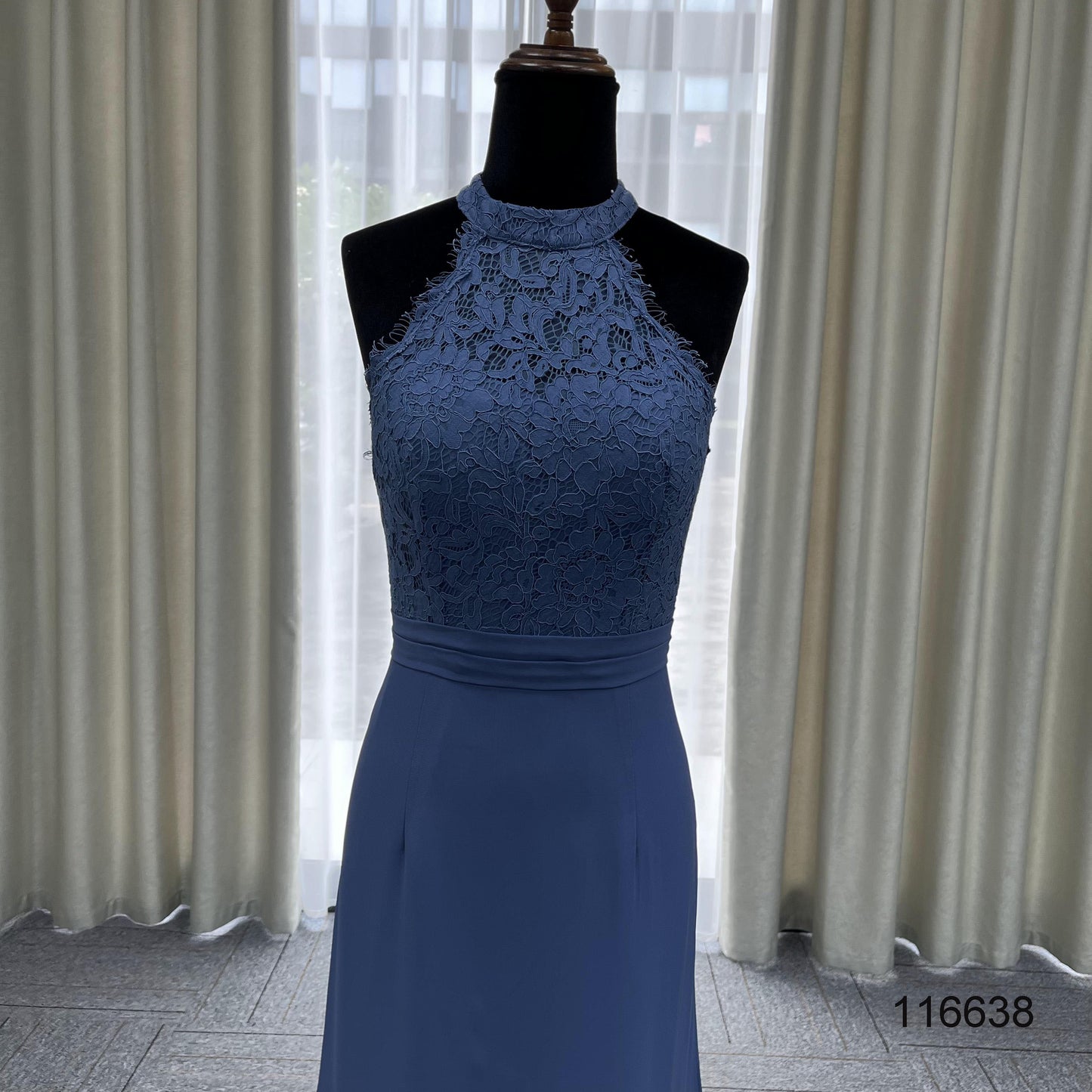 Custom Mature Boob Tube Party Gown Sexy Halter Elegant Dresses Women Wedding Beaded Crepe Haute Couture Evening Dresses