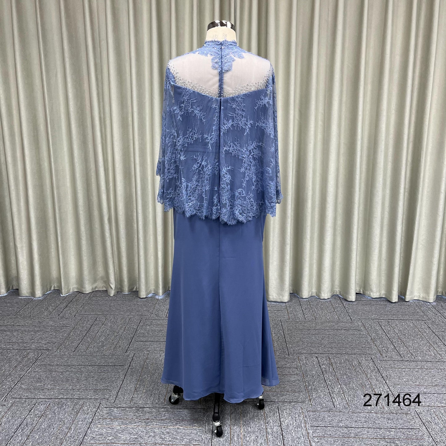 Gown Evening Dress Elegant Casual Women Formal Chiffon Mesh Sequin Long Sleeve Maxi Dresses