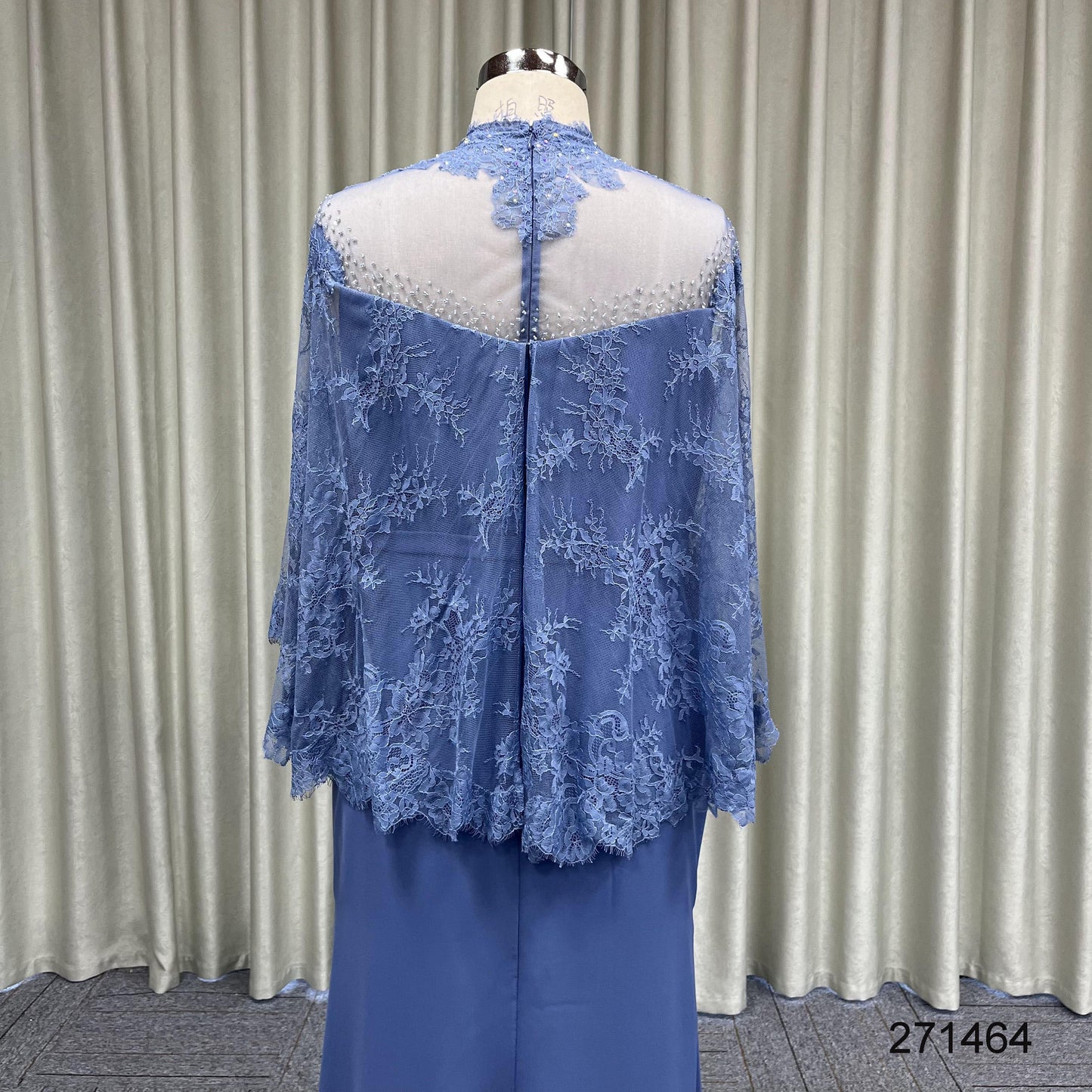 Gown Evening Dress Elegant Casual Women Formal Chiffon Mesh Sequin Long Sleeve Maxi Dresses