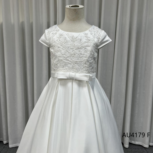 Elegant Girl Fluffy Dress Flower Baby Wedding Ceremony Costume Birthday Outfits White 1st Communion Tutu Gown Kids Gala Clothes