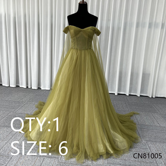 Sweetheart Lace up A-line Green Satin and Tulle Pleating Women Evening Dresses Plus Size