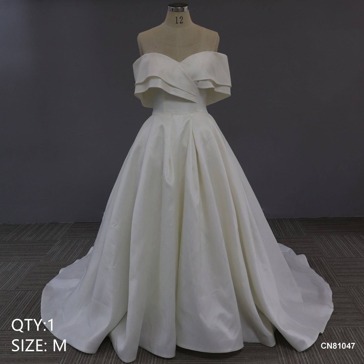 2025 New French Fugitive Princess Wedding Dress for Brides of Petite Vintage Satin One-shoulder Trailing Wedding Dress