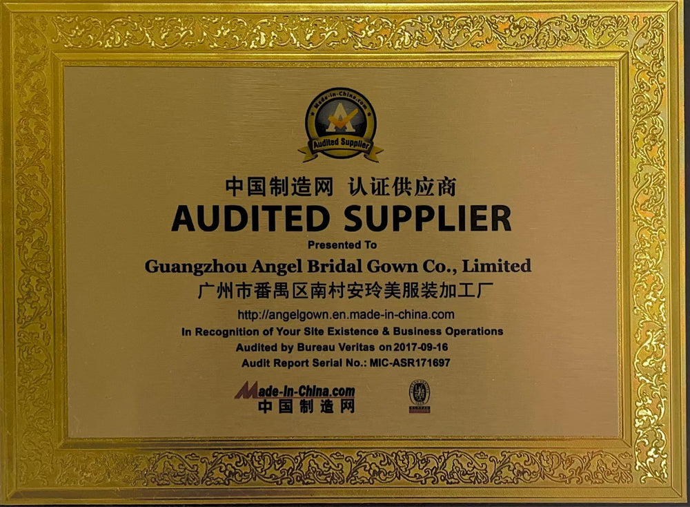 Factory Certificate – Angelgown