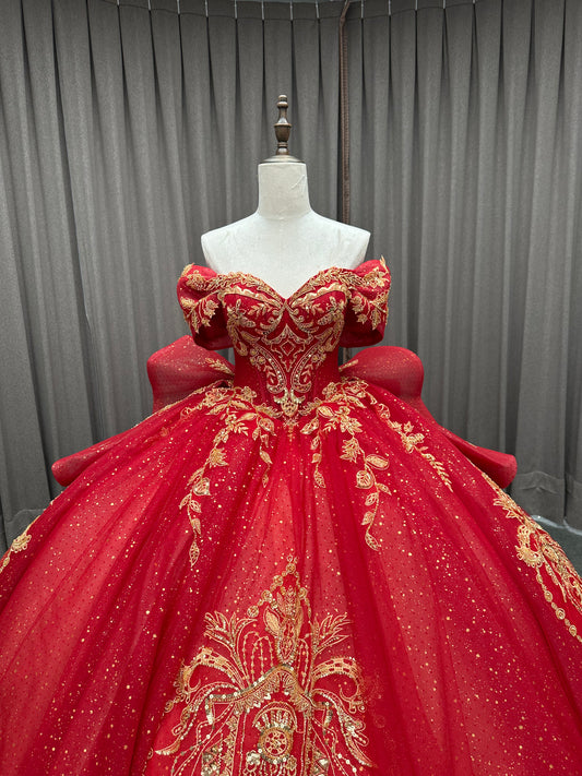 Hot Sweetheart Beaded Ball Gown Dress for Quinceanera Prom 3D Embroidered Patterns Lace Wedding Dress Vestido De Flowers Chiffon