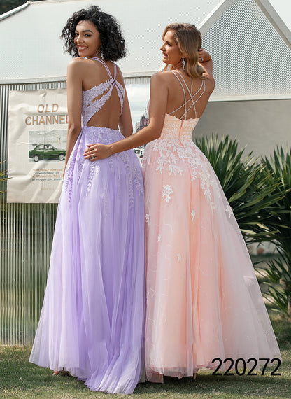 Hot Sale Fashion Backless High Slit Pink Party Elegance Bridesmaid Dresses Evening Dresses