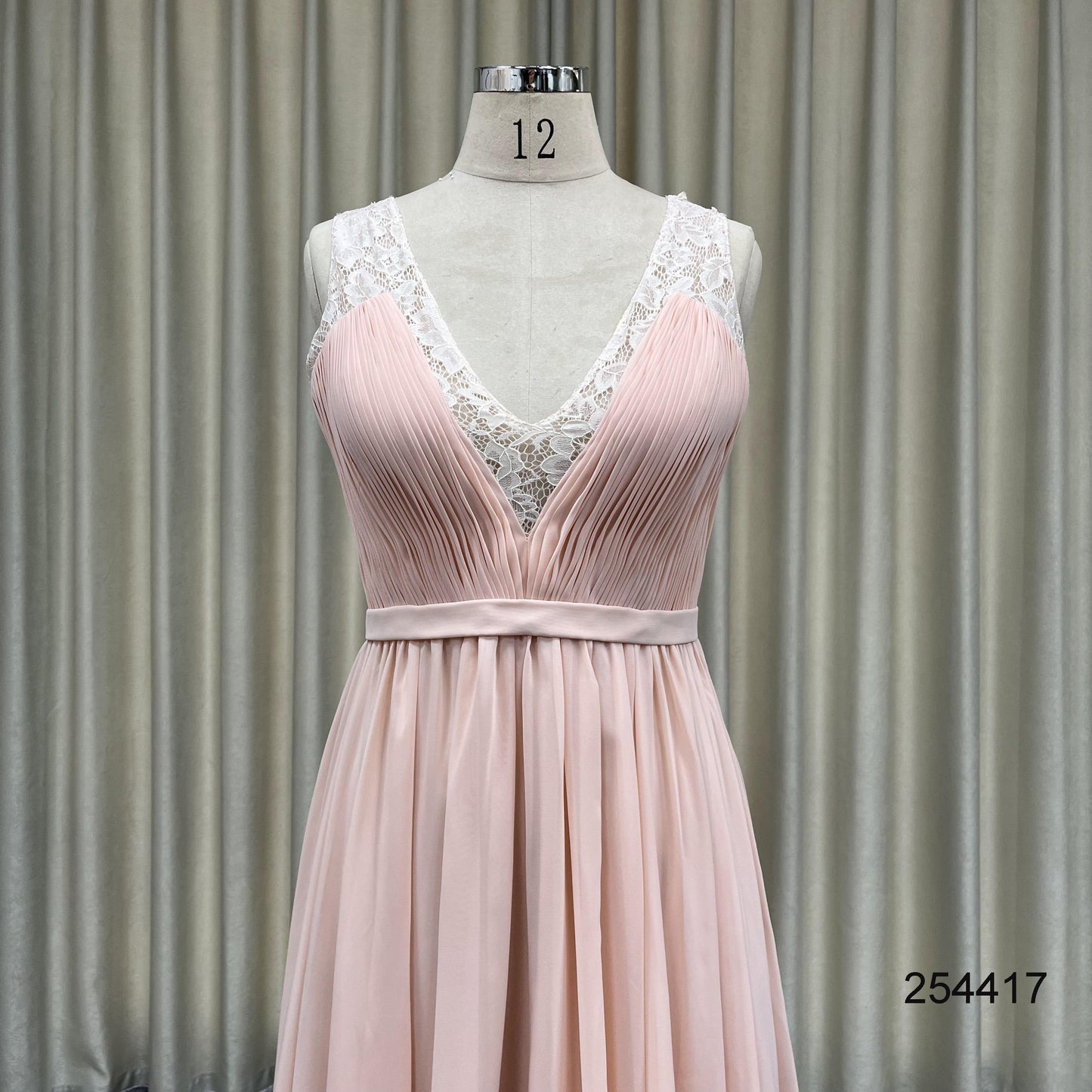 Hot Sale Short Pink Chiffon Bridesmaid Dresses a Line Maid of Honor Dresses Party Wear