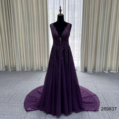 Classic Purple Quinceanera Dresses for Girl Bride Organza Ball Gown Sweetheart Elegant Wedding Dress