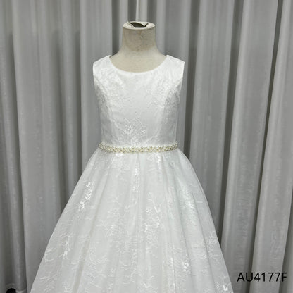 Summer Tulle Flower Girls Dress for Wedding Party Child Princess Pageant Long Gown Kids Dresses for Girls Formal Evening Clothes