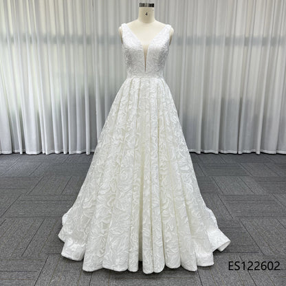 Customized 2026 New Design Ball Gown Lace Wedding Dress Elegant Off the Shoulder Sweetheart Bridal Gown Vestido De Noiva