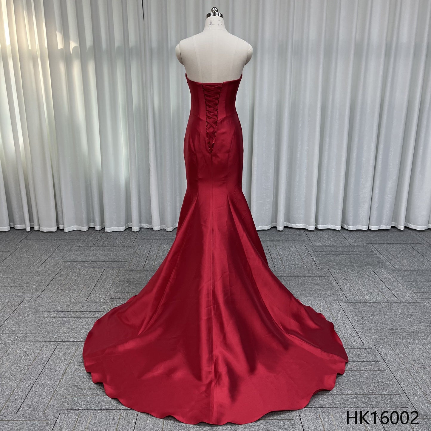 Wholesale Red Mermaid Satin Long Gown Vestidos De Prom 2025 Sweetheart Prom Dress 2026 Fashion Evening Dress