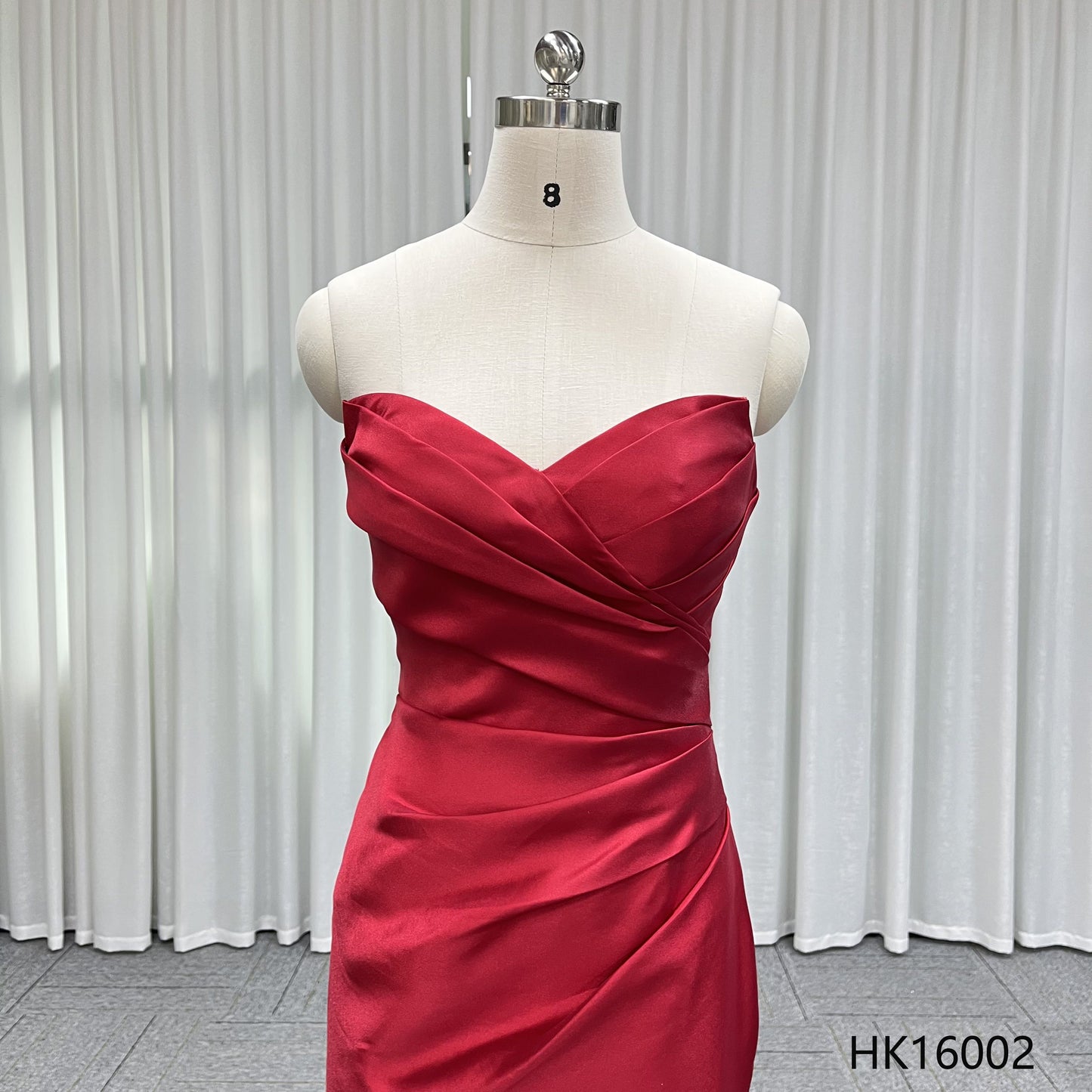 Wholesale Red Mermaid Satin Long Gown Vestidos De Prom 2025 Sweetheart Prom Dress 2026 Fashion Evening Dress