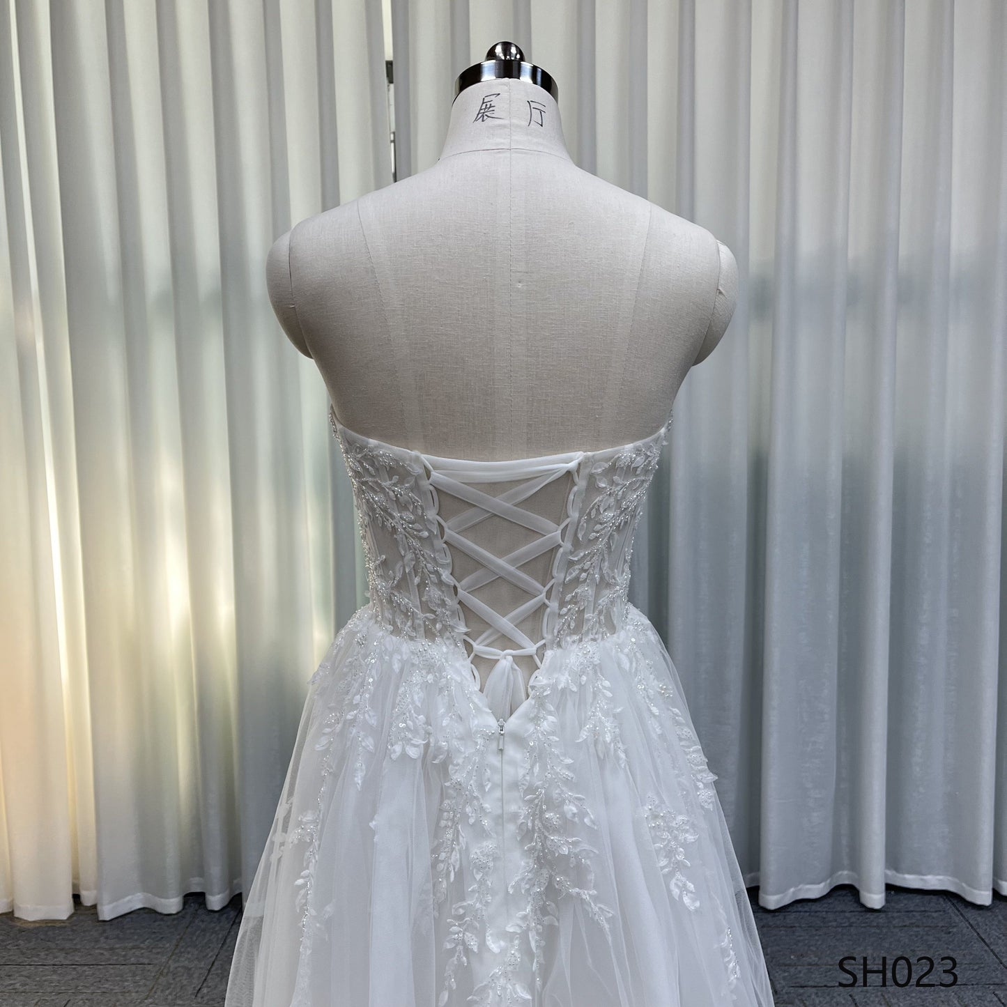 A-Line Wedding Dress 2026 BOHO Strapless Beading Appliques Gown Shining Tulle Real Photos Vestidos De Novia